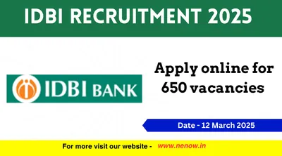 idbi bank recruitment 2025   apply online for 650 vacancies