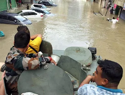 assam floods  nearly two lakh people affected