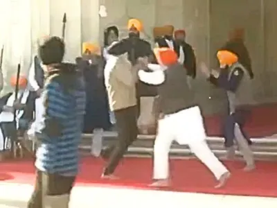 man attempts to shoot shiromani akali dal leader at golden temple  arrested