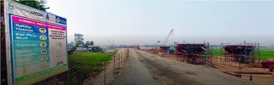 dhubri phulbari bridge construction progressing despite minor delays  says meghalaya minister