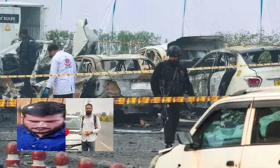 delhi police investigate red fort blast  nine killed  suspected pulwama doctor identified