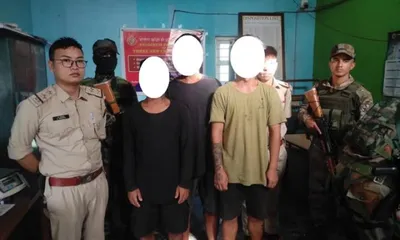manipur  assam rifles apprehend 3 kcp cadres near myanmar border