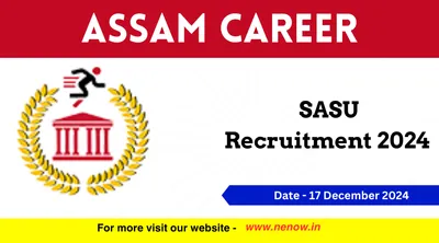 assam career   sasu recruitment 2024