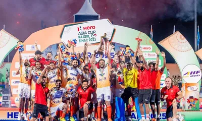 hockey  india beat korea to lift men s asia cup