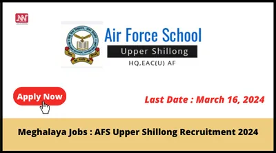 meghalaya jobs   afs upper shillong recruitment 2024