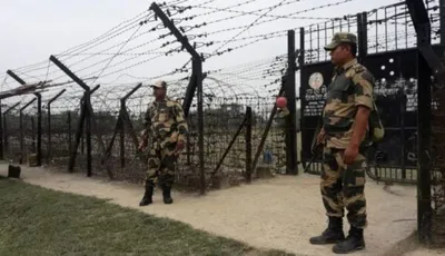 tripura  bsf fires at border intruder  injures indian national