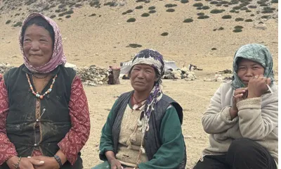 ladakh’s melting glaciers and dry streams are triggering a women’s health crisis