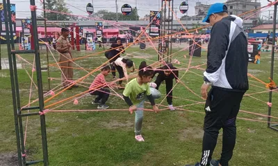 assam  guwahati’s first junior circuit kids’ obstacle race draws over 500 participants