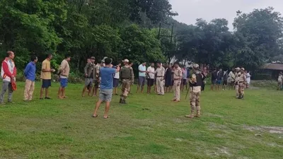 manipur  security forces recover huge arms cache in kakching