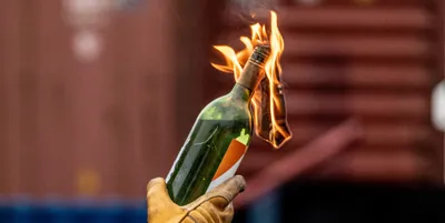 meghalaya  shillong rocked by yet another petrol bomb attack