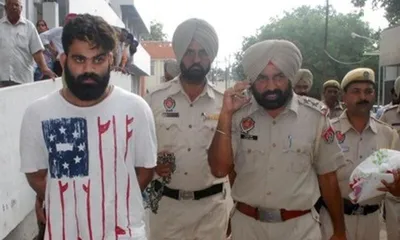 batala murder case  gangster jaggu bhagwanpuria brought to punjab from assam jail