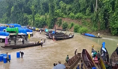myanmar’s rakhine traders  mara volunteers face off in mizoram over cross border trade