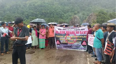 protests erupt in arunachal over proposed hydropower project