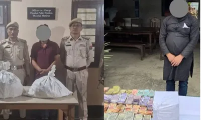 manipur  two arrested with illegal pharmaceuticals  rs 16 43 lakh seized in thoubal