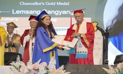 arunachal  varsity holds maiden convocation ceremony