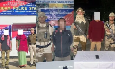 four militants  including woman pla cadre  arrested in manipur