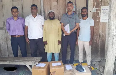 assam  medicines worth rs 46 135 seized from an illegal pharmacy in salbari