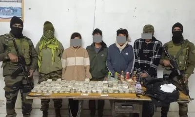 manipur police arrest four in international arms trafficking network  seize rs 57 77 lakh