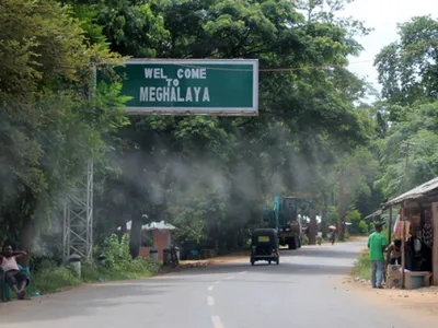 meghalaya  damaged bridges on nh 6 in east jaiñtia hills pose risk to commuters