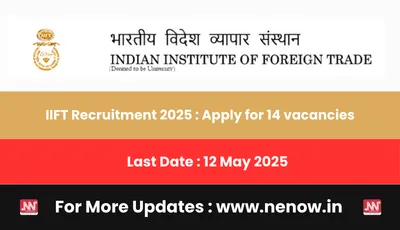 iift recruitment 2025   apply for 14 vacancies