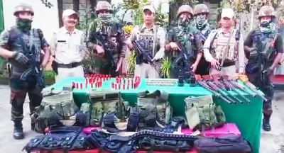 manipur violence  bunkers destroyed  arms recovered in jiribam