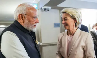 eu chief urges pm modi to help end russia ukraine war  strengthen eu–india ties