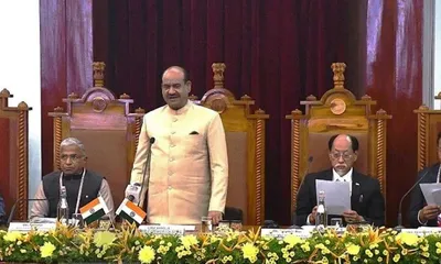 nagaland  om birla urges northeast policymakers to frame initiatives to promote regional development
