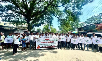 assam road crisis  worsening conditions spark protests across multiple districts