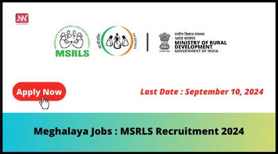 meghalaya jobs   msrls recruitment 2024