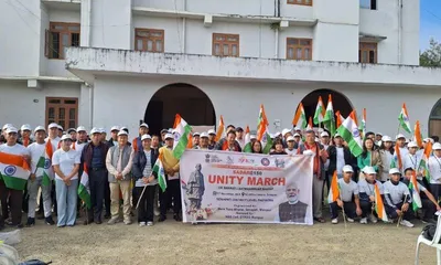 manipur  nagas  kukis hold unity marches to honour sardar vallabhbhai patel’s legacy
