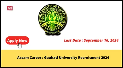 assam career   gauhati university recruitment 2024