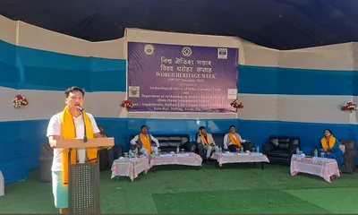 assam  haflong hosts world heritage week  highlighting dima hasao’s archaeological sites