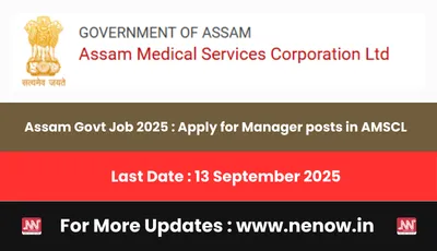 assam govt job 2025   apply for manager posts in amscl