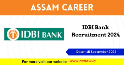 assam career   idbi bank recruitment 2024