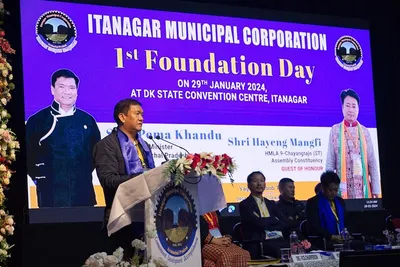 arunachal cm calls for halting rampant earth cutting in itanagar  naharlagun