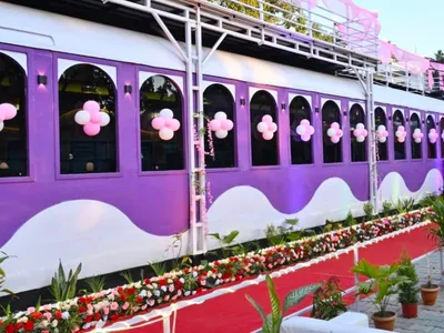 assam  rail coach restaurant launched at guwahati riverfront