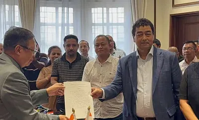 congress loses last mla in meghalaya as ronnie v lyngdoh joins npp