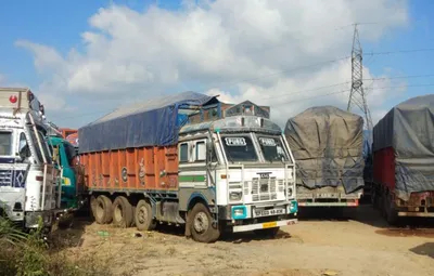 assam  five coal trucks heading to bhutan impounded in baksa