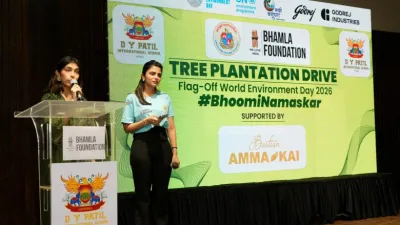 the future is green  dy patil worli s massive tree plantation drive