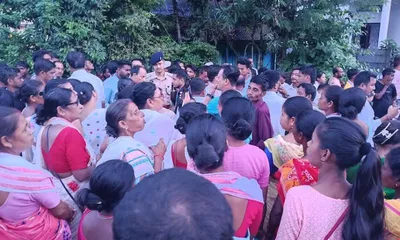 protest in assam s digboi turns deadly  body of training student placed on road