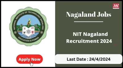 nagaland jobs   nit nagaland recruitment 2024