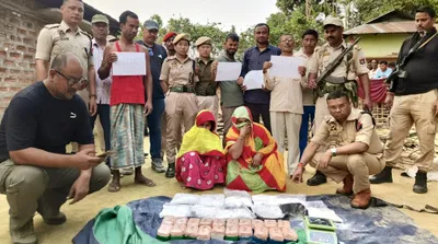 assam  police seize drugs worth rs 110 crore in cachar