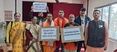 assam  hindu radical group demands christian missionaries to remove jesus s idols from schools