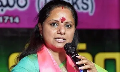 brs suspends mlc k  kavitha over remarks against party leaders