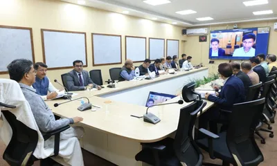 tripura cm reviews progress of health department’s mou with aiims new delhi