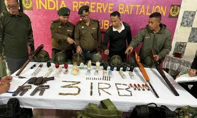 manipur disarmament  over 4 200 weapons surrendered