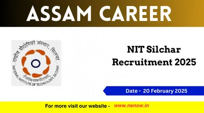 assam career   nit silchar recruitment 2025