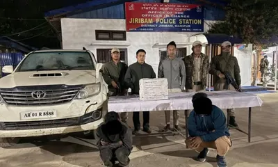 manipur  two alleged drug smugglers from assam arrested with rs 2 crore contraband