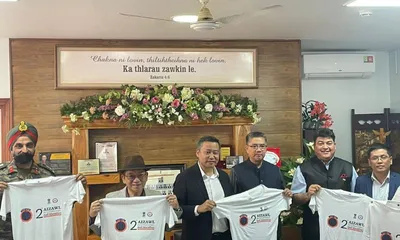 mizoram  over 20 international athletes to compete in aizawl half marathon