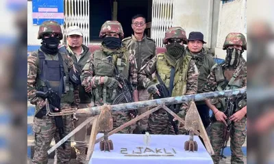 manipur  improvised mortar  he bombs seized in joint operation